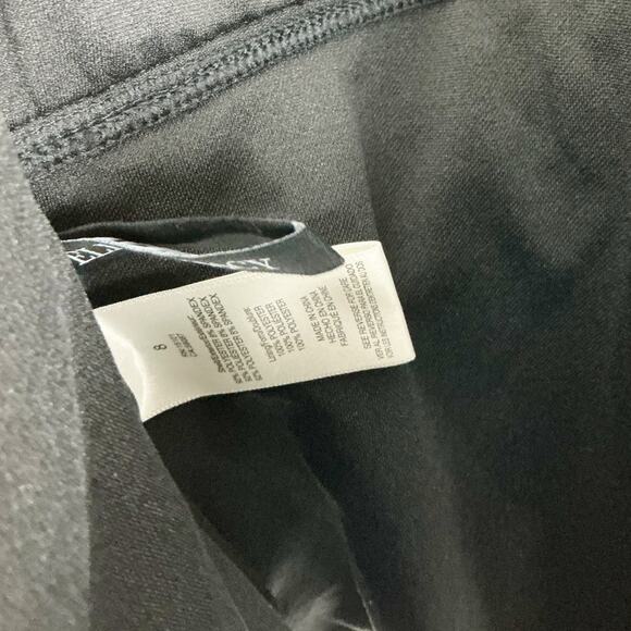 Ellen Tracy Womens One Piece Bathing Suit Swimsuit Black Halter Tie Neck - Picture 4 of 5